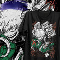 Bakugou T-Shirt: Boku No Hero Oversized Y2K Manga Top
