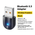Essager USB Bluetooth 5.3 Adapter Aux Audio Receiver Transmitter For PC Speaker Laptop Wireless Mouse soundbox USB Transmitter