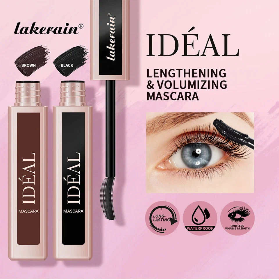 Black Waterproof Mascara Lengthening Eyelash Extension Eye Lashes Brush Beauty Curling Mascara Korean Cosmetics Long-wearing