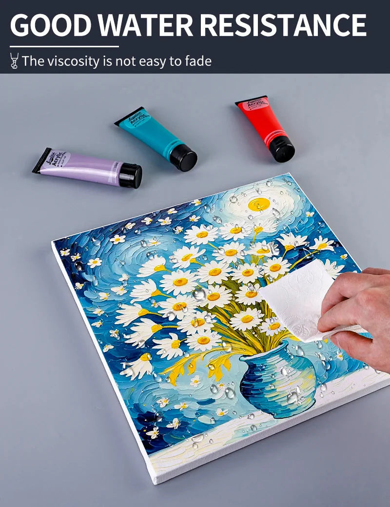 30ml Acrylic Paint for Wall Painting Waterproof And Sun Resistant Art Student Painting Materials Textile DIY Graffiti