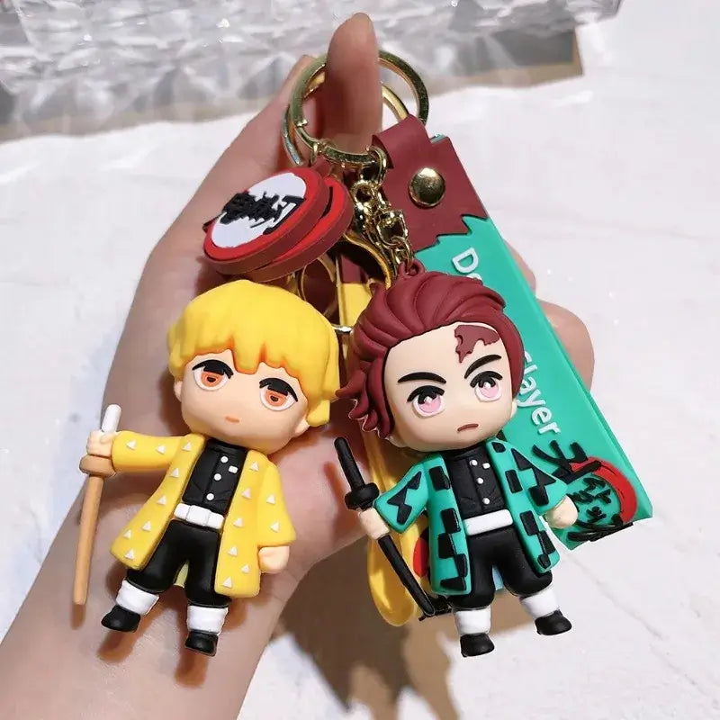 Demon Slayer Keychains: Cute Anime Car & Bag Pendant Accessories