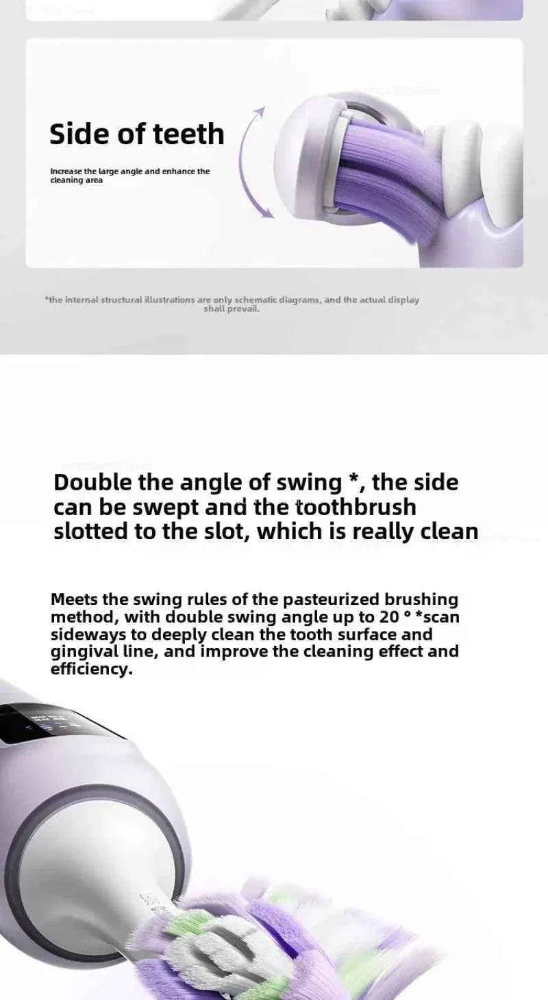 Mijia Sonic Sweep Vibration Electric Toothbrush Pro Intelligent Tooth Surface Recognition Digital Display Reminder