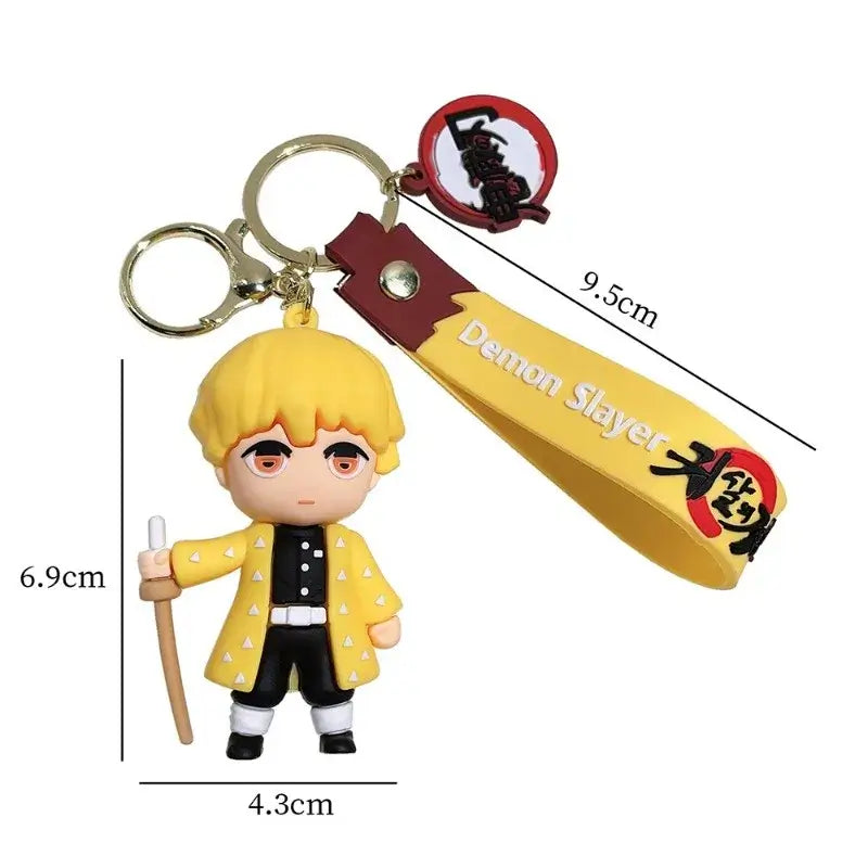 Demon Slayer Keychains: Cute Anime Car & Bag Pendant Accessories