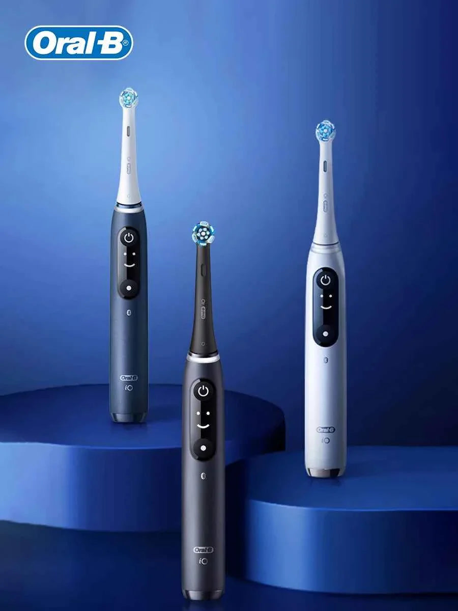 Oral B Io Series 7 Smart Electric Toothbrush with Pressure Sensor 2 Minutes Timer Smart Clean Teeth Adult Teeth Brush