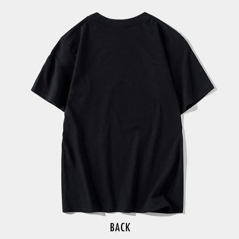 Mens Wrestling Print T-Shirt Summer 100% Cotton Casual Tees Tops