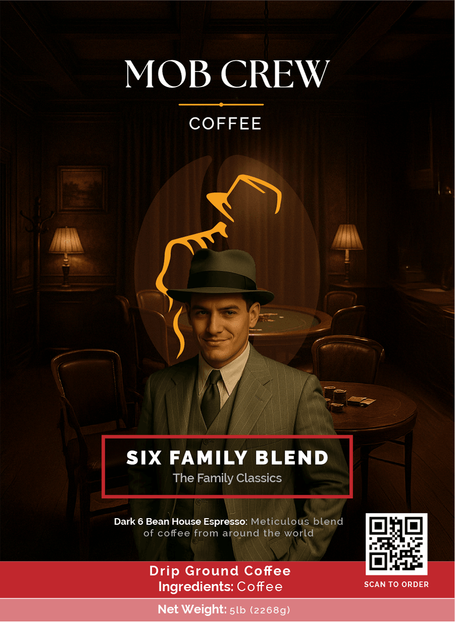 Six Family Blend Espresso Dark Roast 5lb - Experience the Depth