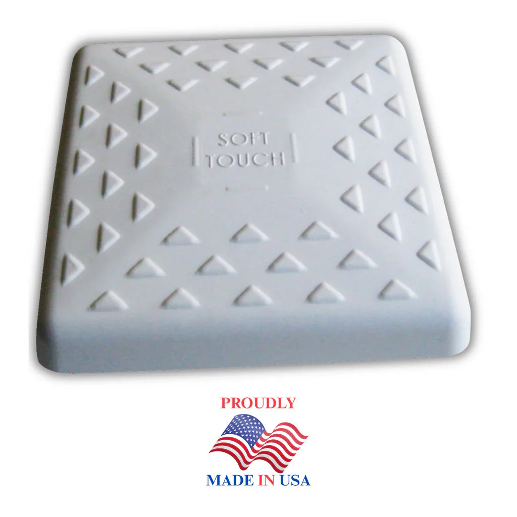 Soft Touch Single 15" Indoor Base Cover with Mounting Tee and Friction Pad