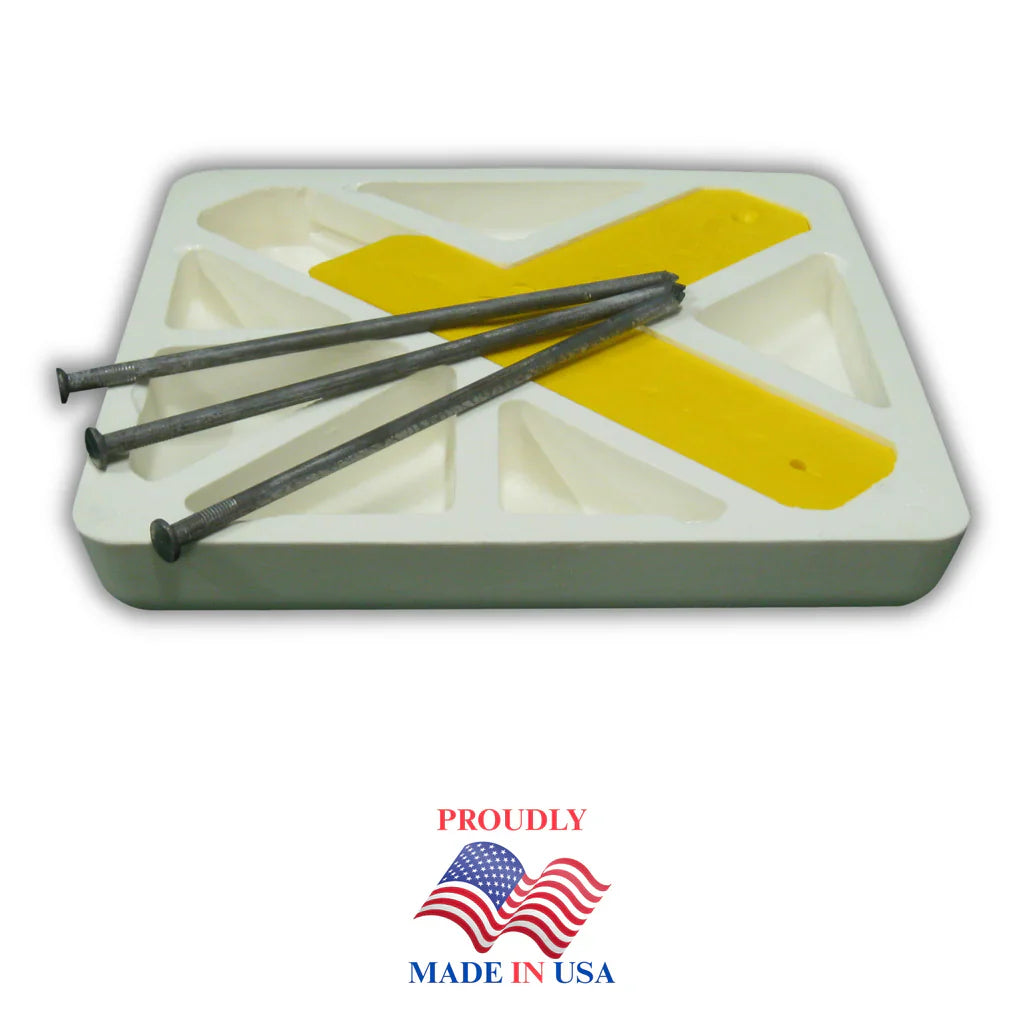 Soft Touch Set of 3, 14” Spike Down Base Covers and Mounting Tees with Spikes