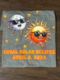 2024 Total Solar Eclipse Commemorative Shirts, Memories of this rare event