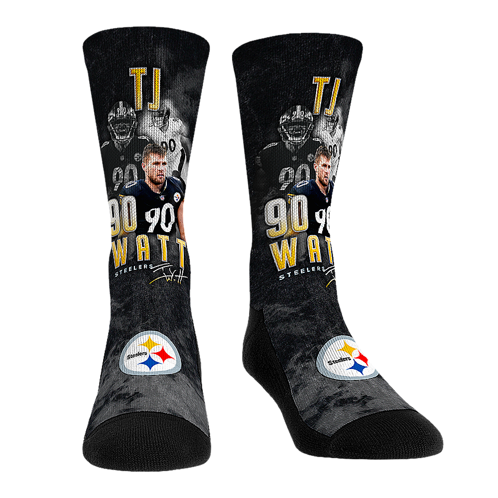 T.J. Watt - Pittsburgh Steelers  - Retro Photo