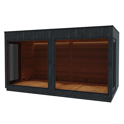 ThermaSol Nordic Misty Lounge - Fully Assembled XL Outdoor Sauna Cabin