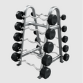 12-Sided 20-110lb Solid Rubber E-Z Curl Barbell Set by Troy Barbell
