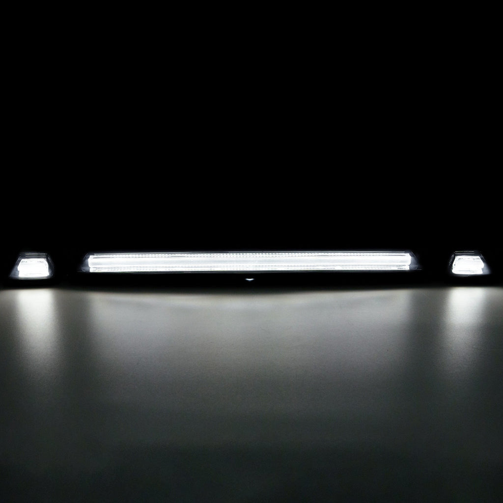 2020-2026+ GMC Chevy HD Smoked White Amber LED Roof Cab Lights