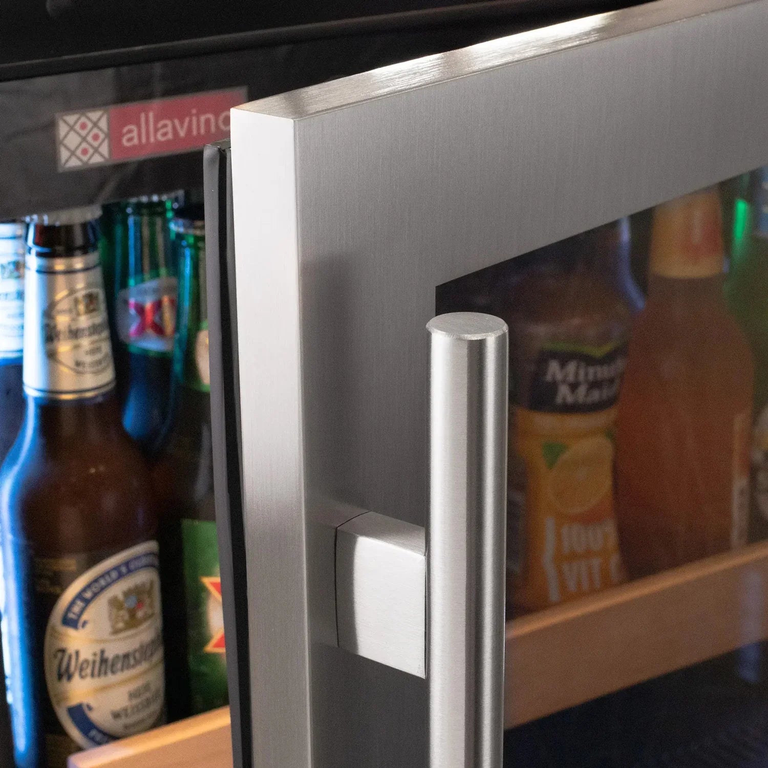Allavino Reserva Series Stainless Steel Side-by-Side Beverage Center