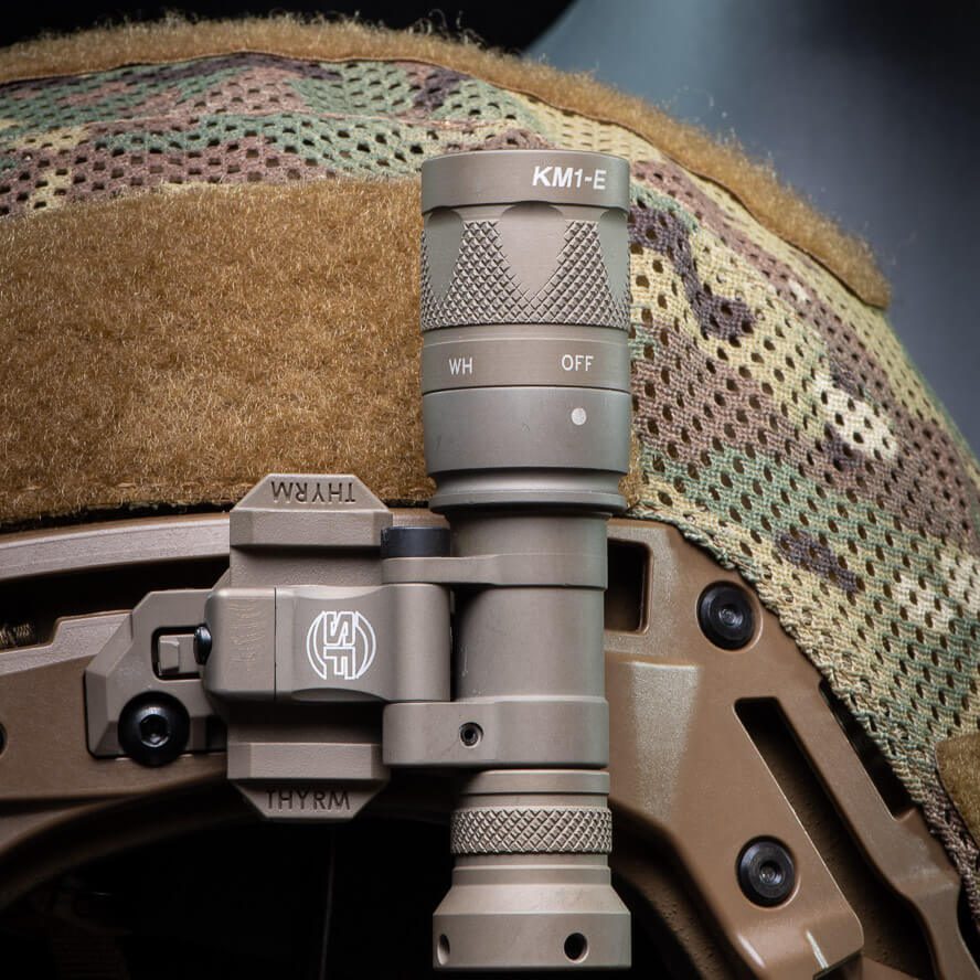 Thyrm VariArc | 360 Degree Helmet Light Mount with Integrated Picatinny Rail