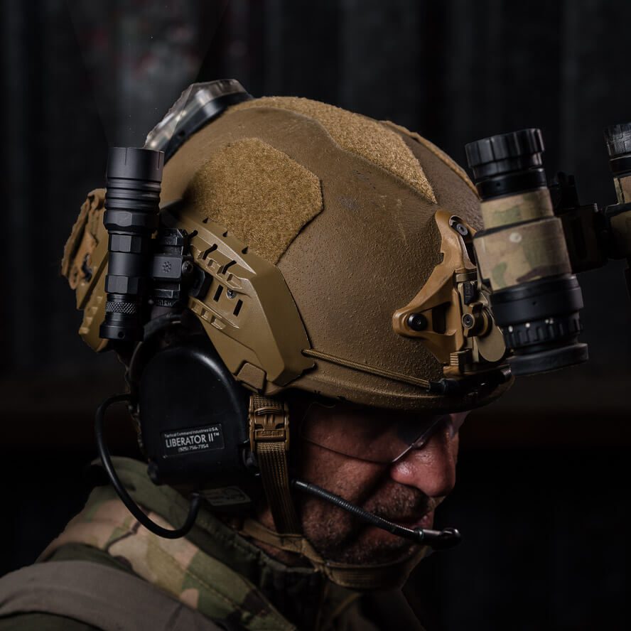 Thyrm VariArc | 360 Degree Helmet Light Mount with Integrated Picatinny Rail
