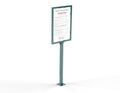 TriActive USA Announcement Sign for Outdoor Fitness Equipment