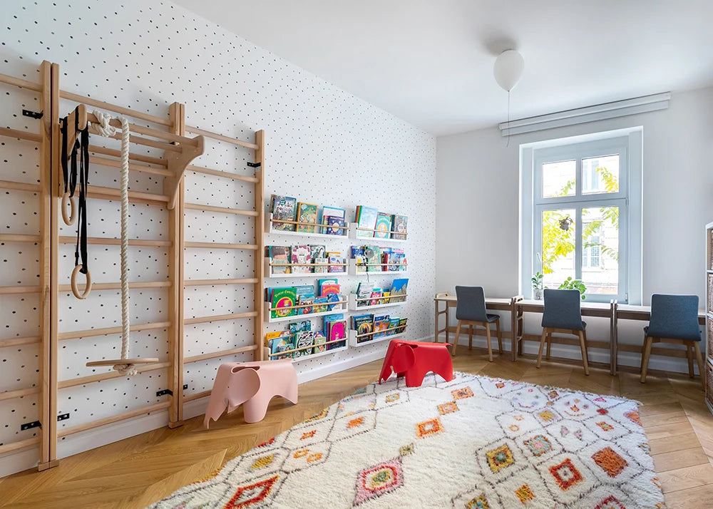 BenchK 111 Gymnastic Swedish Ladder - Wooden Wall Bars