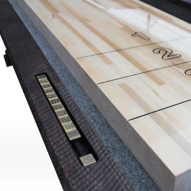 "The Weathered" Shuffleboard Table by Berner Billiards