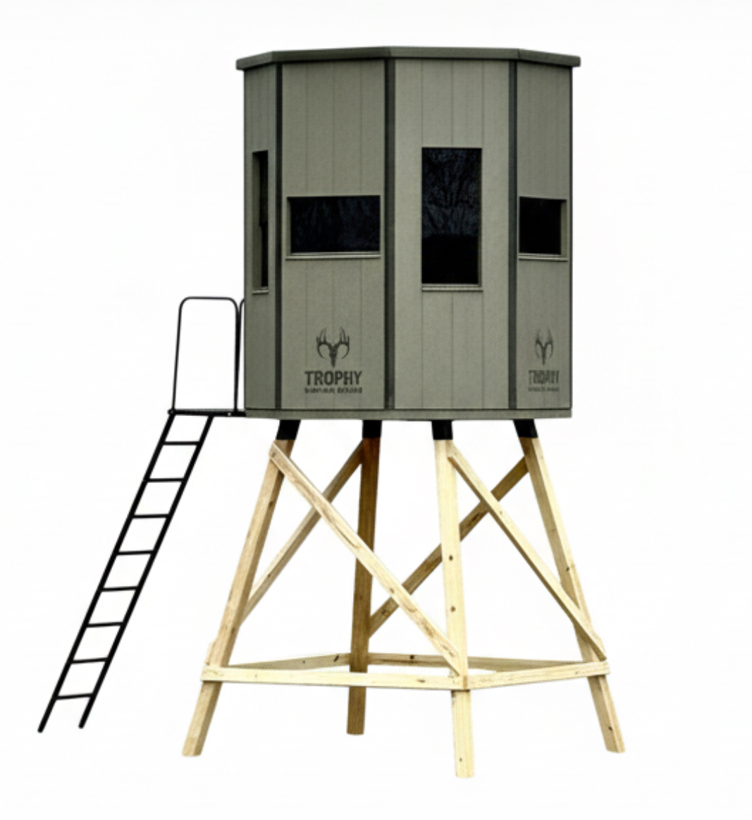 Trophy Hunting Blinds 7' Pro Series Octagon Hunting Blind