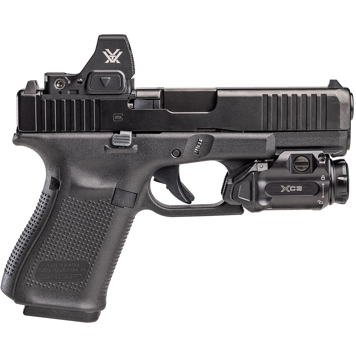 SureFire XC3 WeaponLight | w/ 550 lumens / 7,200 candela & Ambidextrous