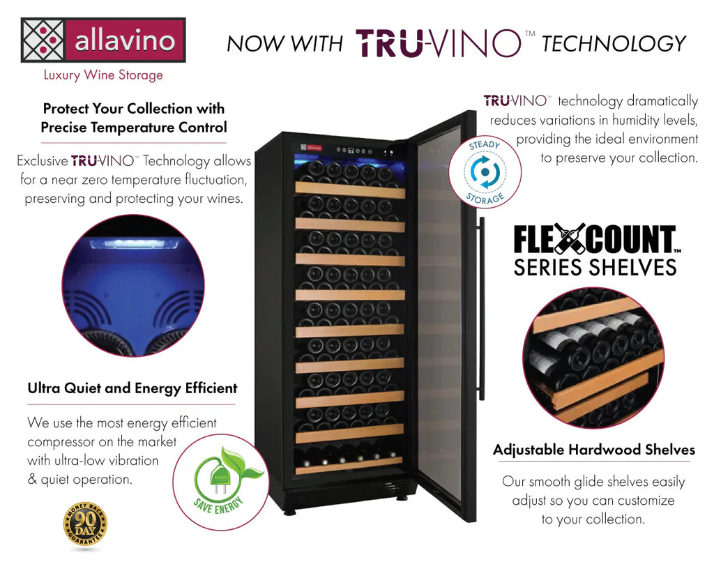 Allavino 24" Wide Vite II 99 Bottle  Wine Refrigerator