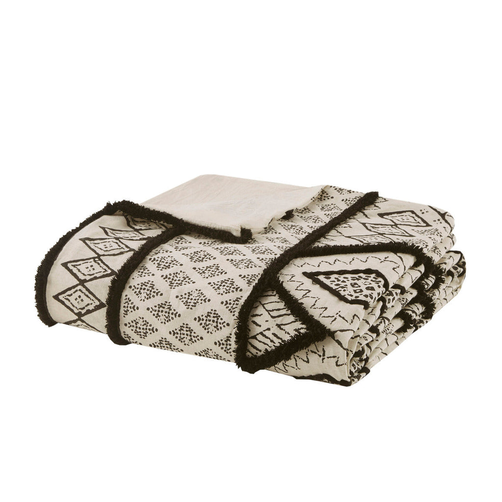 Full/Queen 3 Piece Flax and Cotton Blended Duvet Cover Set