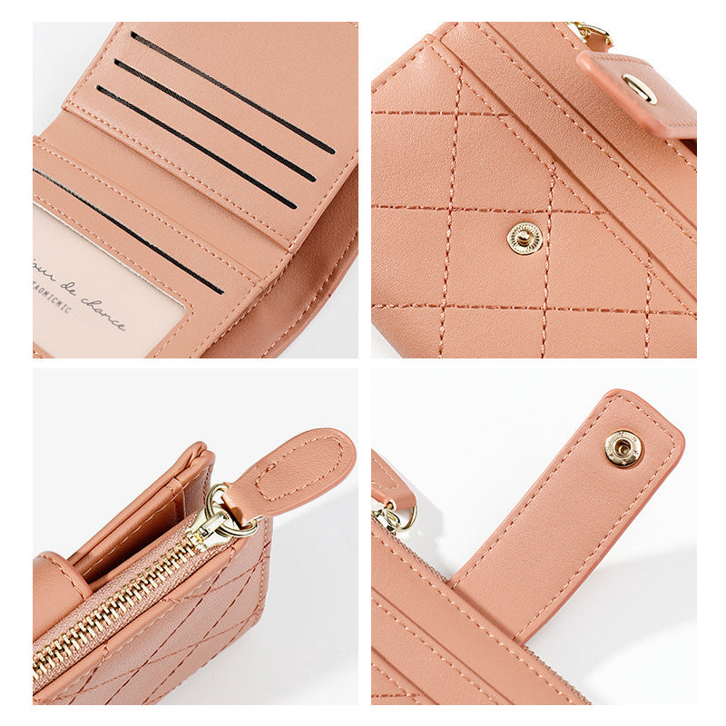 Fashion Short Women's Creative Zipper Purse