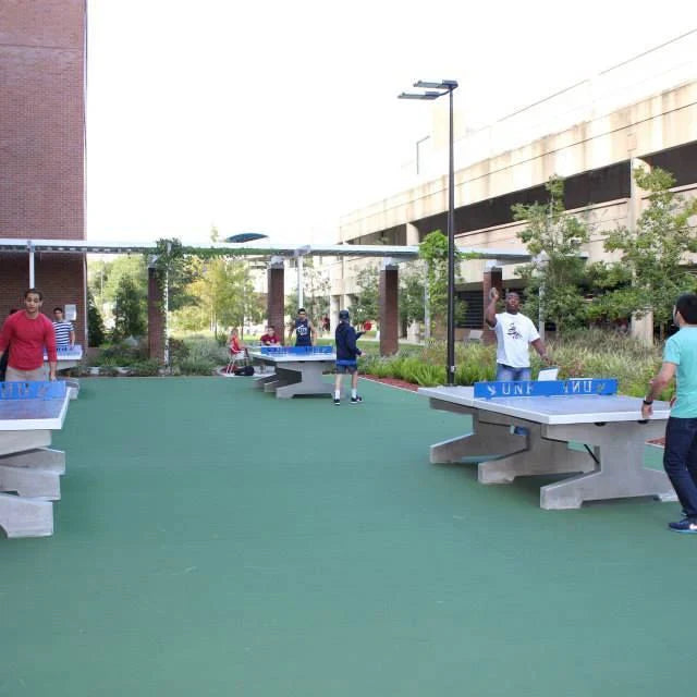 Stone Age Uptown Outdoor Concrete Ping Pong Table