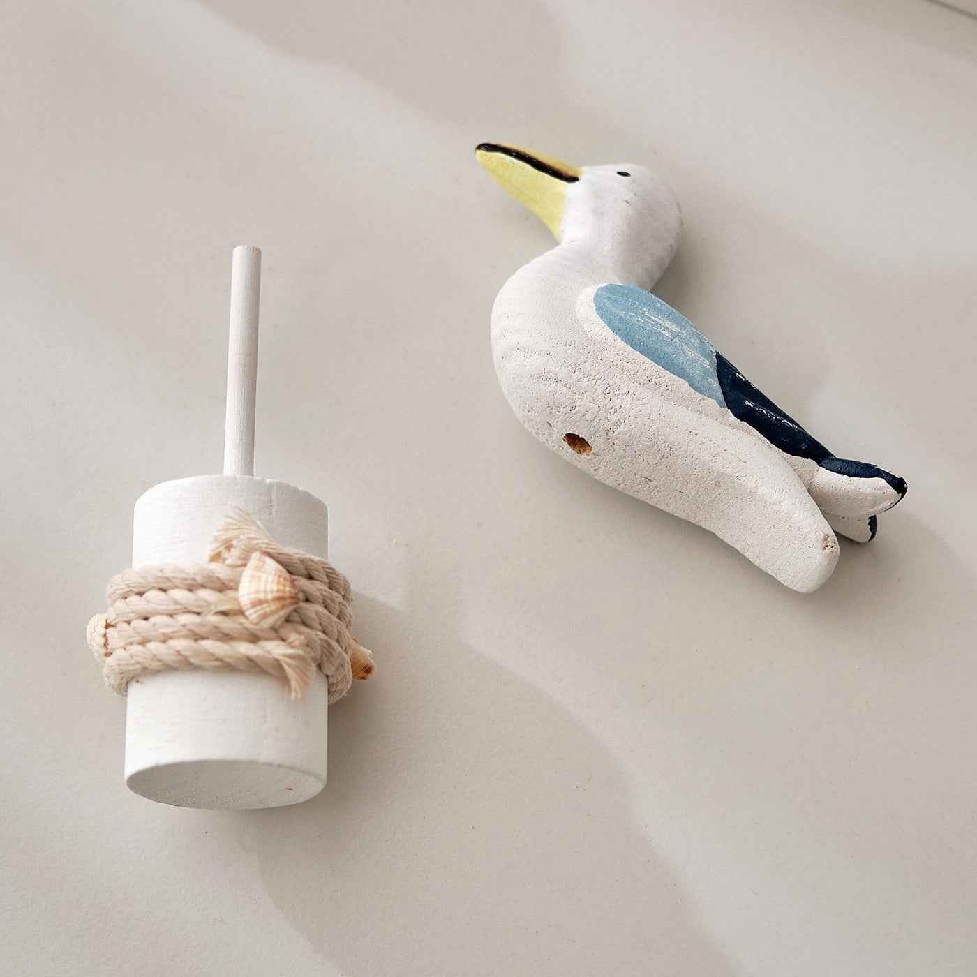 Mediterranean-style Tree Stump Ornaments Nautical-themed Home Decor Items