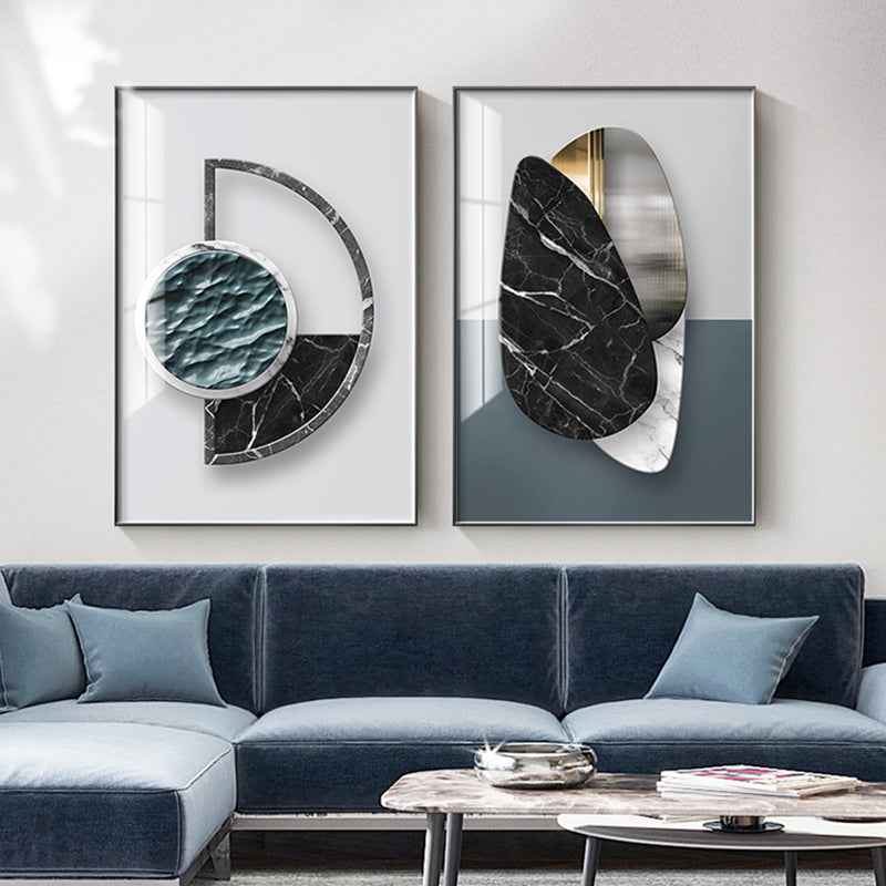 Abstract Geometric Canvas Painting Picture Home Decor Wall Poster