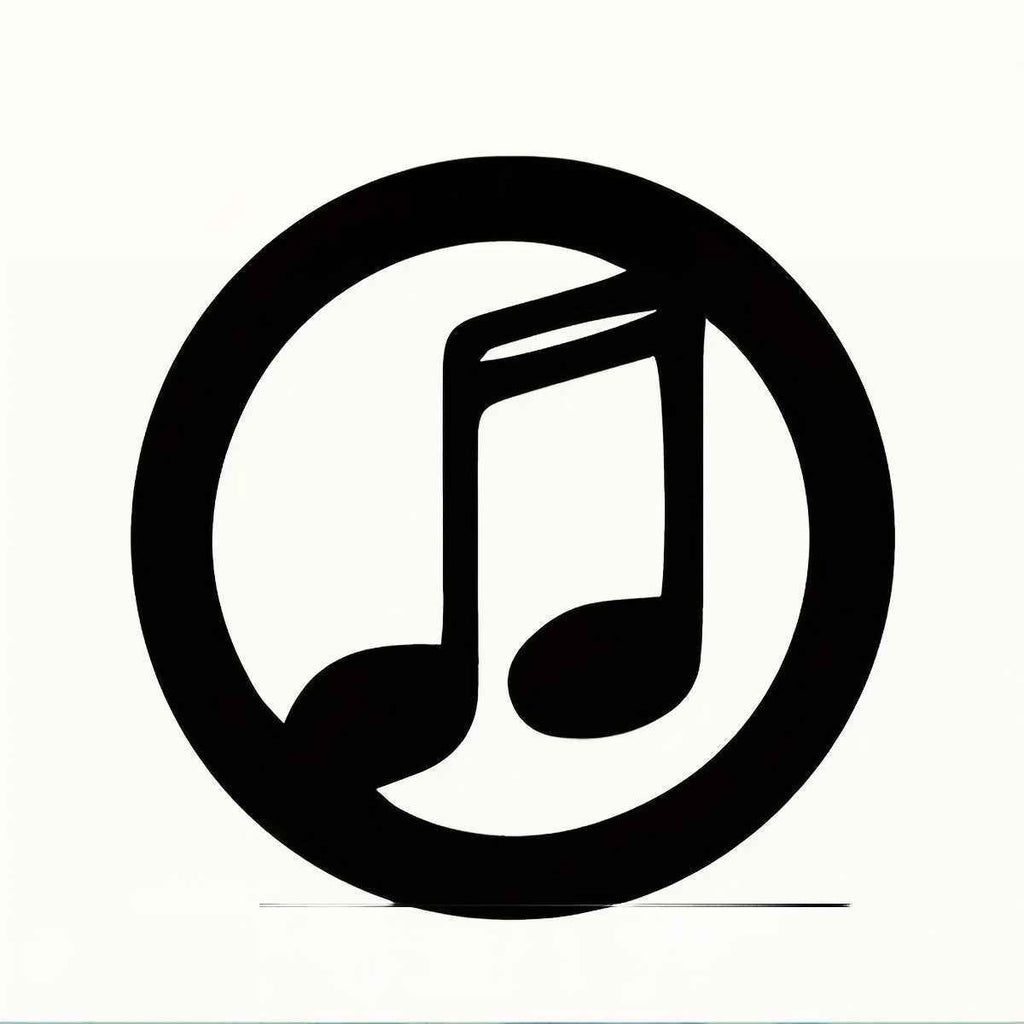 Black Music Notes Wooden Wall Home Decor