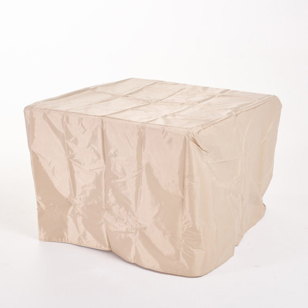 Anchorage 32'' Wood Square MGO Fire Pit Brown - 40,000 BTU