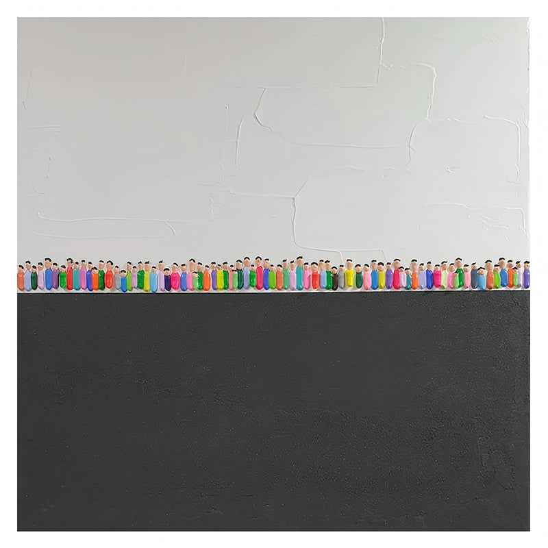 New Design Modern Wall Painting Hand Painted Acrylic Abstract Character Texture Abstract Oil Painting On Canvas For Living Room Home Decor