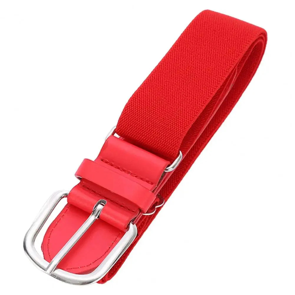 Adjustable Elastic Baseball and Softball Belt with Alloy Buckle