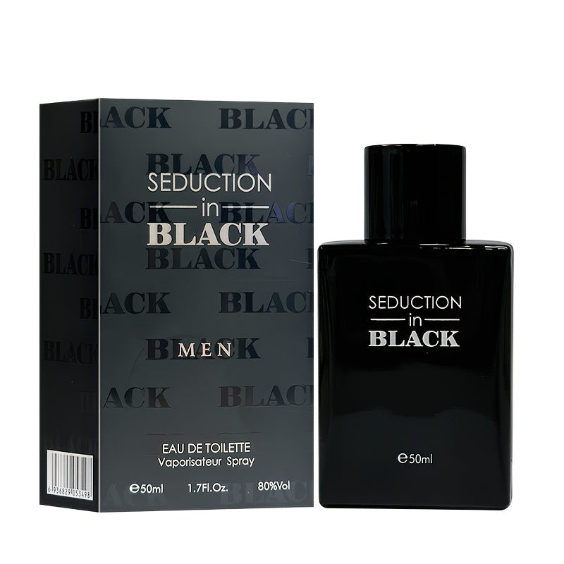 Men's Elegant Woody Eau De Toilette - Long-Lasting Propylene-Free Cologne for Dates, Gym & Travel - 50ml/1.7fl.oz