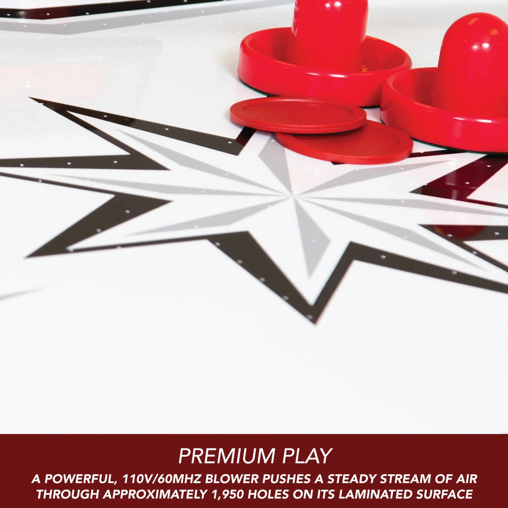 Hathaway Midtown 72-in Air Hockey Table with LED Scoring