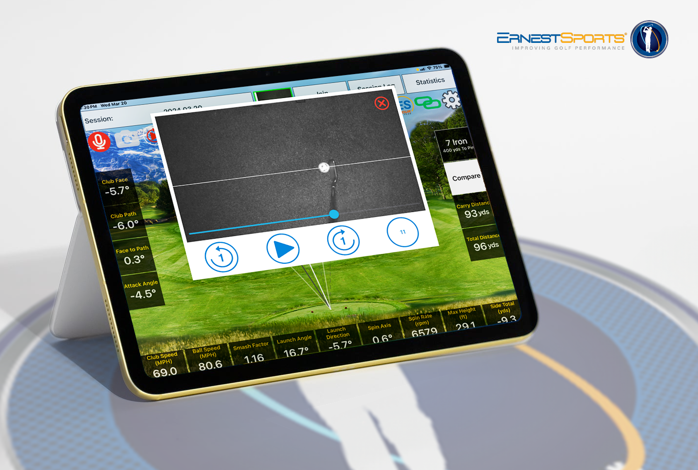 Ernest Sports Eagle Sim Launch Monitor