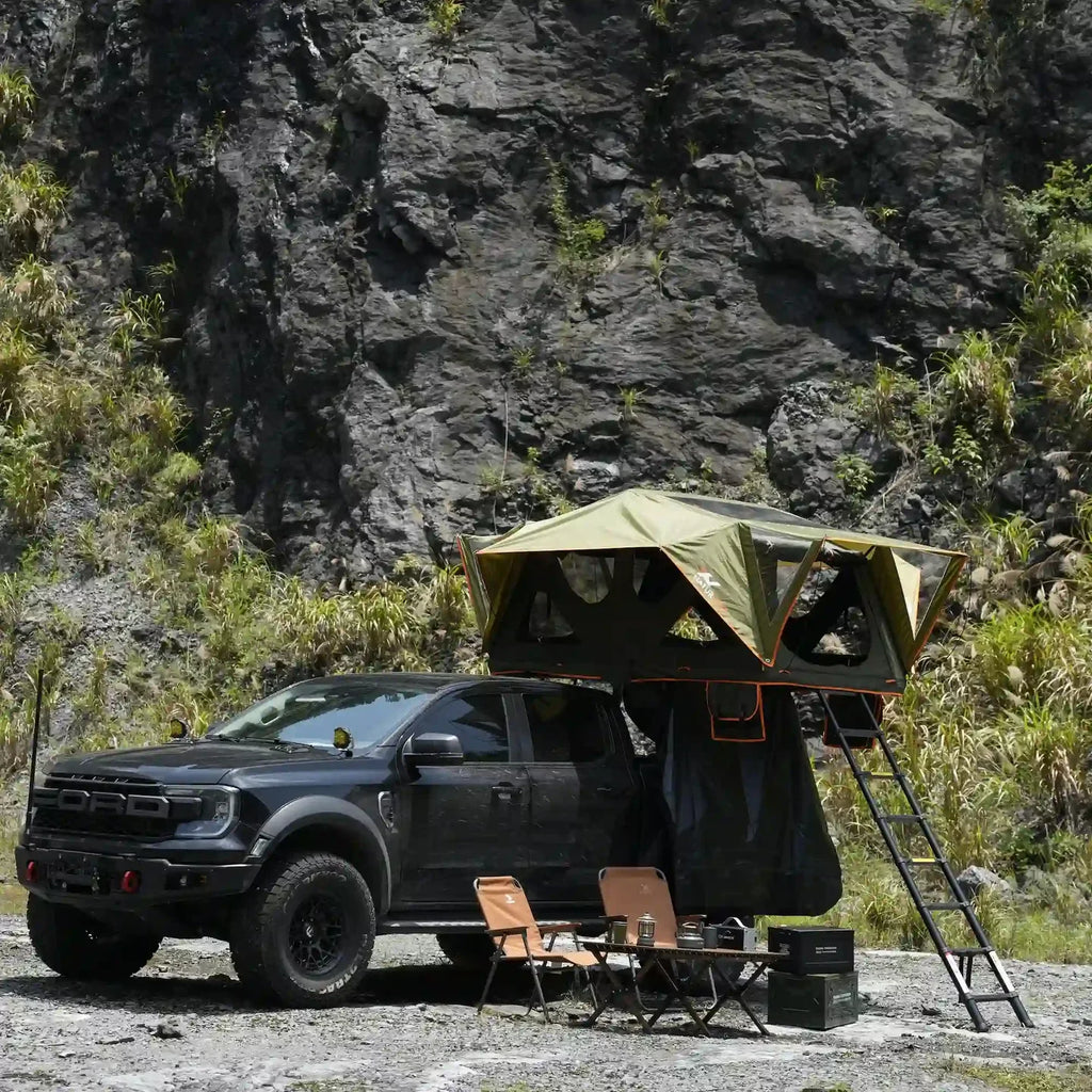 Naturnest Andromeda Roof Top Tent - Soft Shell Dark Green