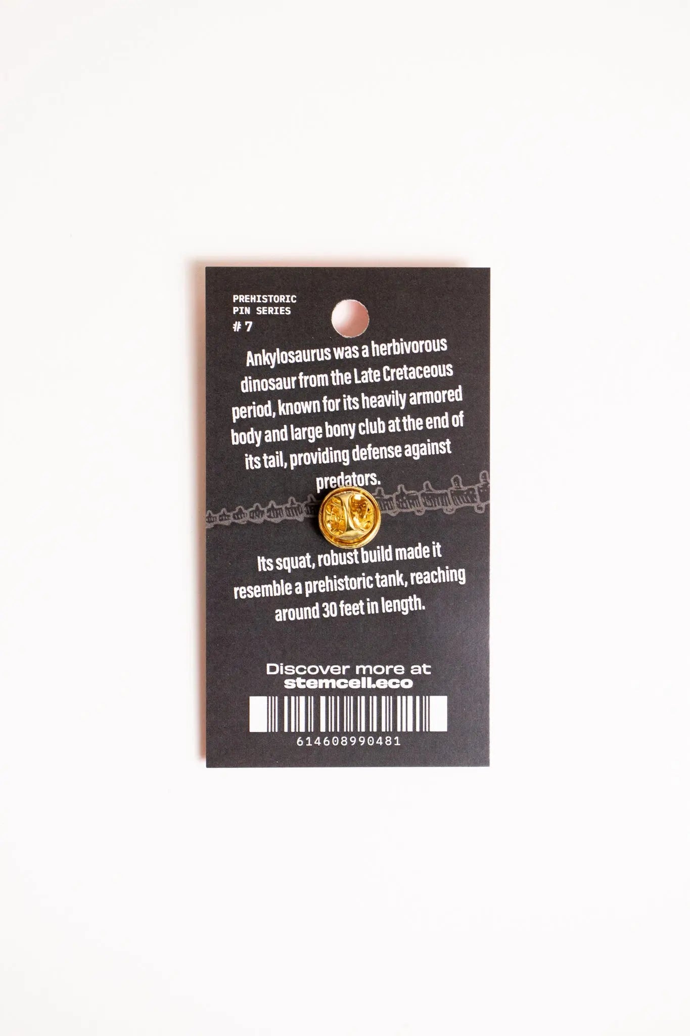 Ankylosaurus Enamel Pin (Ankylosaurus magniventris)