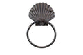 Cast Iron Seashell Towel Holder 8.5""