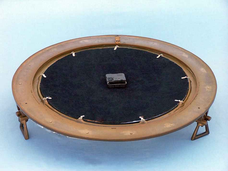 Antique Brass Decorative Ship Porthole Clock 24""