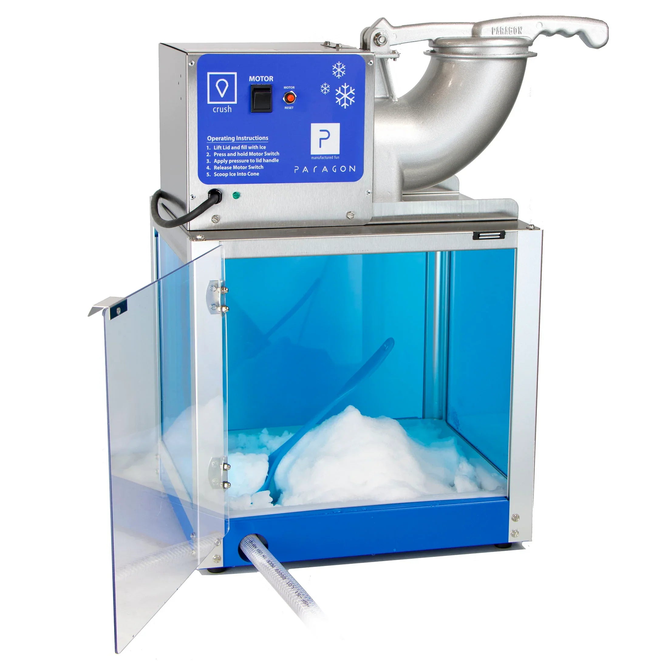 Arctic Blast Snow Cone Machine with Cart by Paragon Concessions