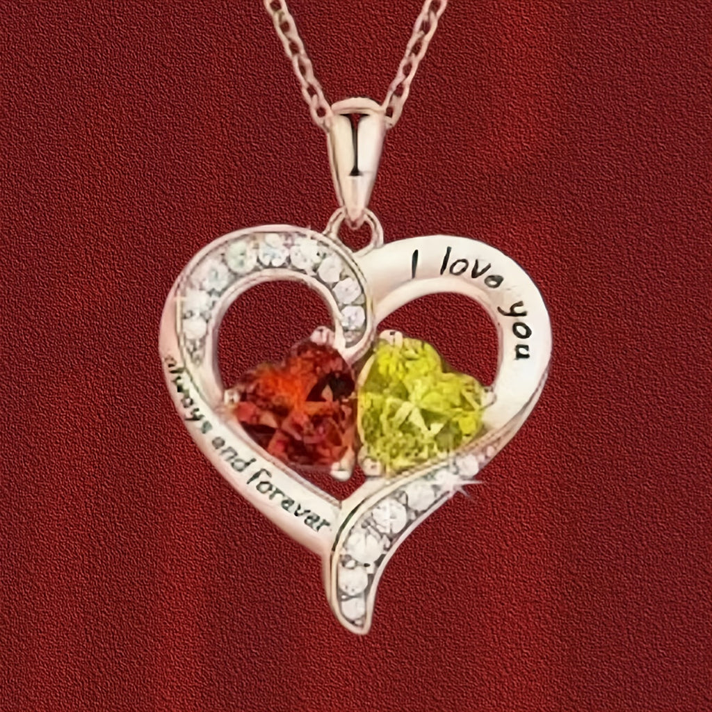 Silvery Fashion Exquisite Elegant Love Trendy Jewelry Thanksgiving Christmas Birthday Gift Memorial Gift