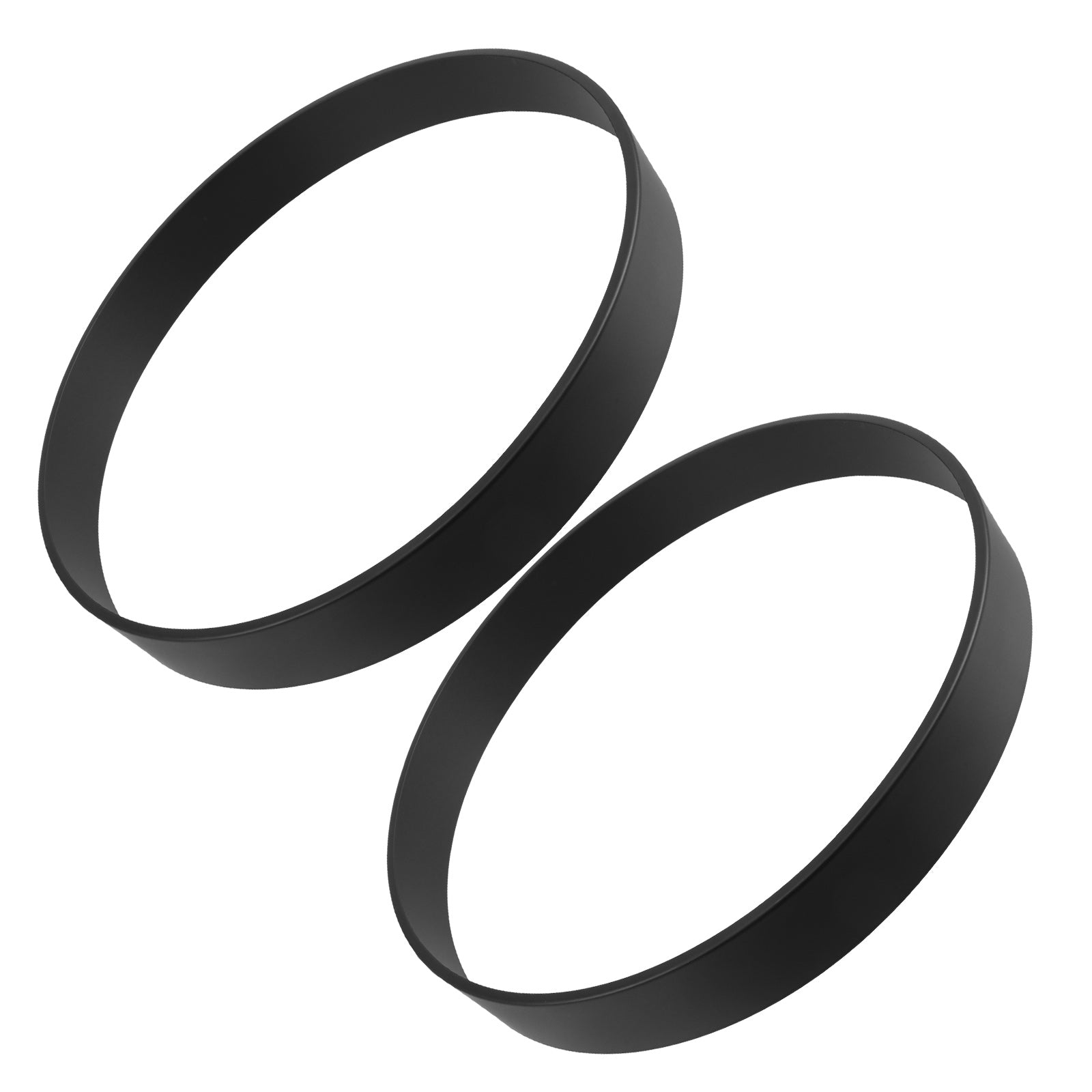 2pcs Metal Frame For Wall Clock Replacement 12 Inch Quartz Clock Shell/Border/Trim Thin - 42mm Thick Minimalist Installation
