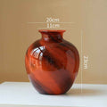 Lustrous Glass Vaseelegant Living Room Decor