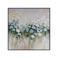 Handmade Oil Painting Canvas Wall Art Decoration Modern Blue Flowers For Home Decor Rolled Frameless Unstretched Painting
