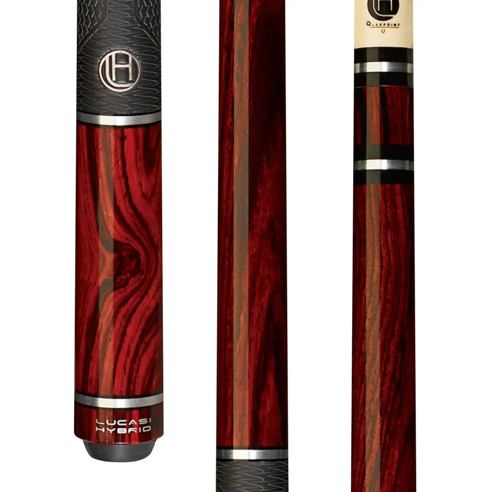 Lucasi Hybrid Cocobolo Pool Cue with Fusion G5 Grip