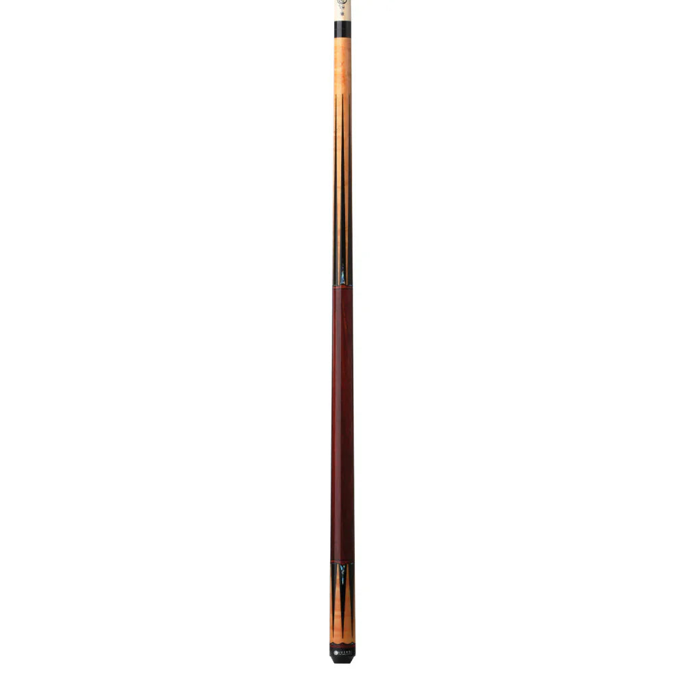 Lucasi Hybrid Gold Stained Birdseye/Black & Maple Ring Wrapless Cue