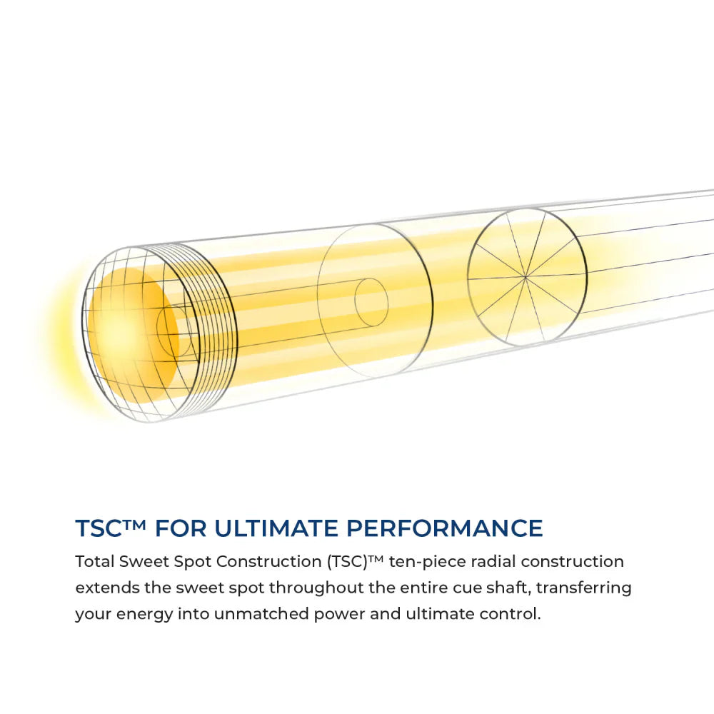 Lucasi Hybrid Pool Cue with Fusion G5 Grip